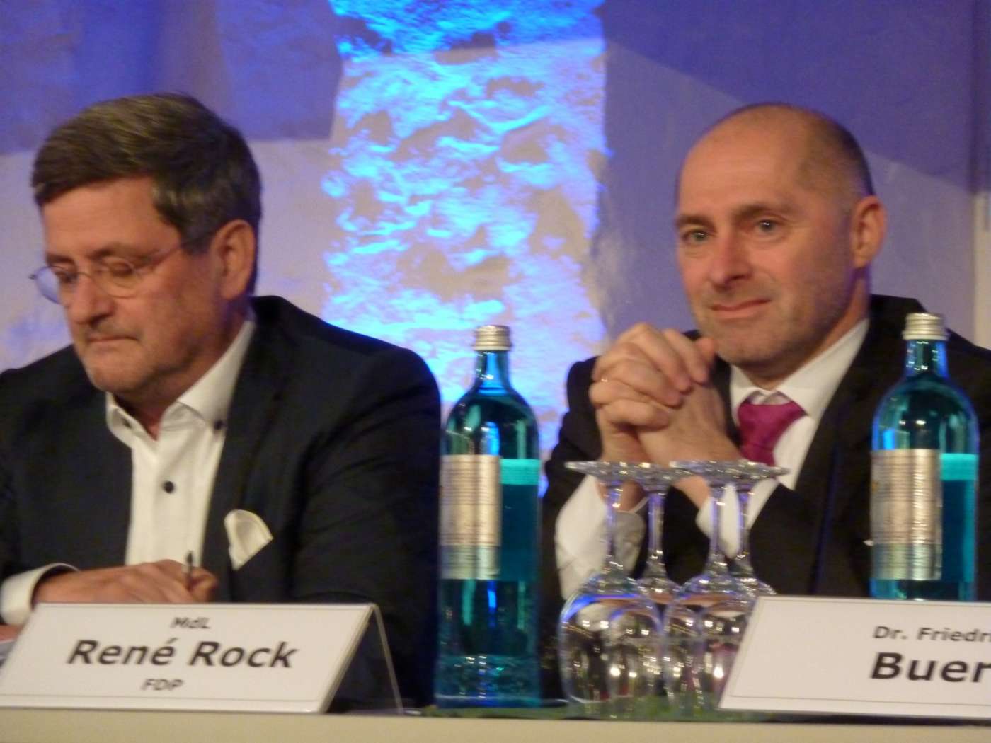 Moderator Roland Tichy und René Rock
